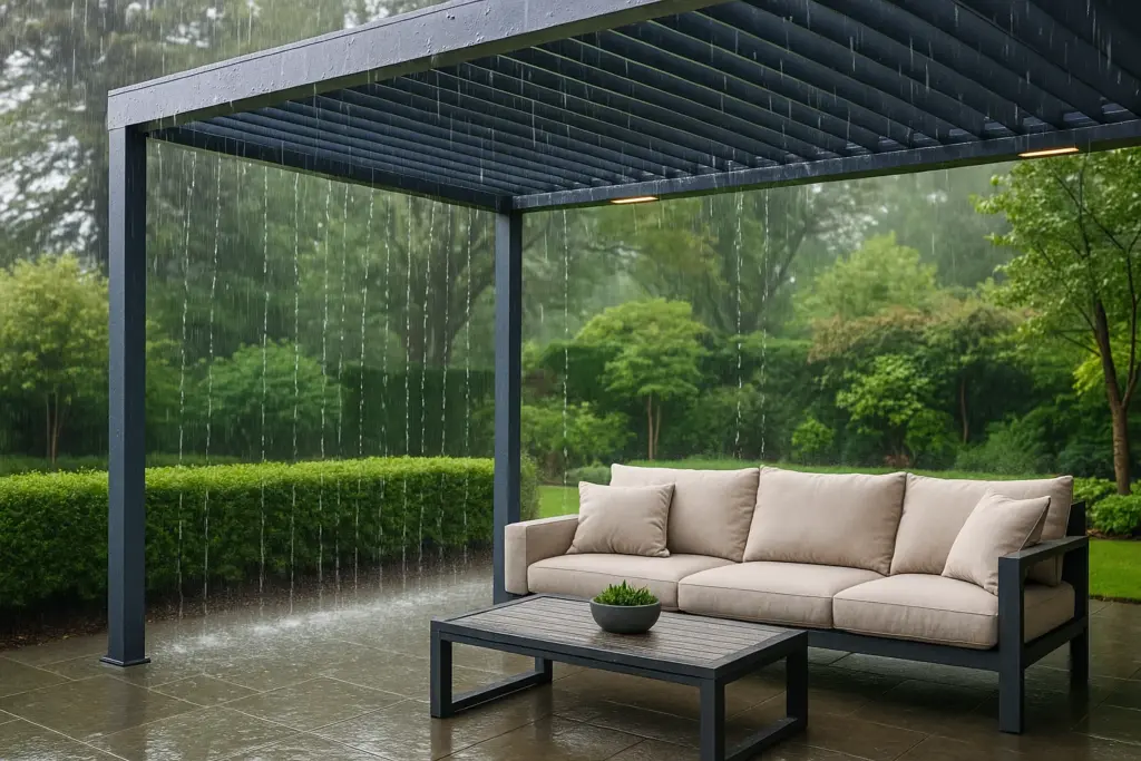Make Your Pergola Roof Weather-Ready