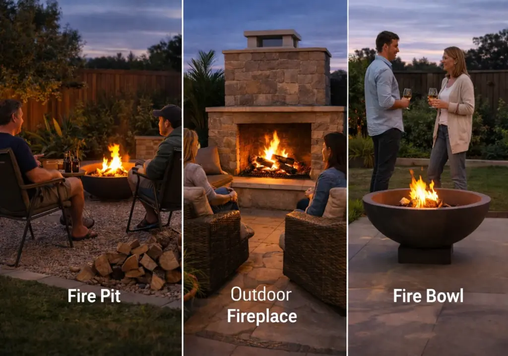 Types of Fire Features: Finding What Fits Your Space